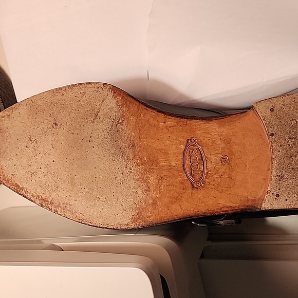 TOD'S Buckled Brogues Very Clean Size 10 Luxurious Italian Leather Fantastic - Picture 9 of 12